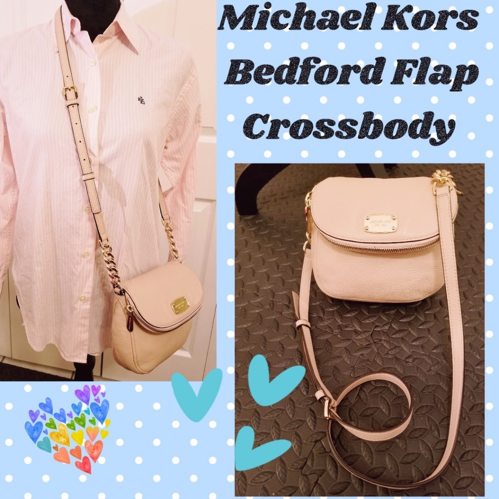 🎀RETIRED MICHAEL KORS ‘Bedford Flap’ Crossbody
